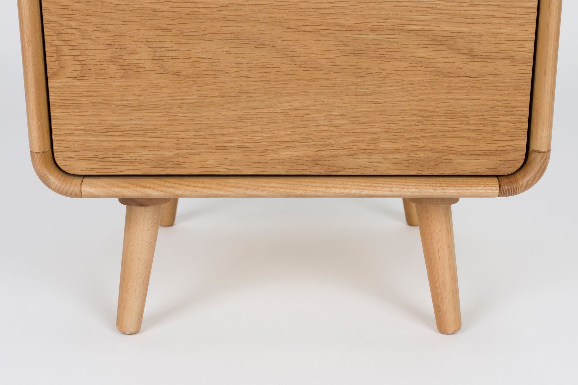 Zuiver Rise Natural Oak Wood Chest of Drawers